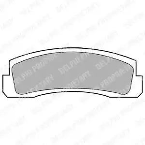 Комплект тормозных колодок DELPHI LP189 (20660)