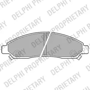 Комплект тормозных колодок DELPHI LP2037