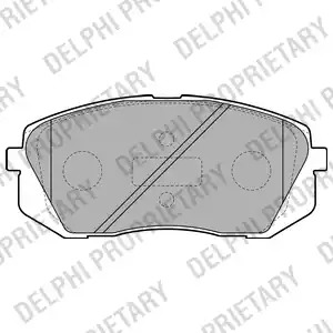 Комплект тормозных колодок DELPHI LP2050