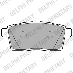 Комплект тормозных колодок DELPHI LP2052