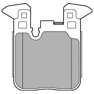 Комплект тормозных колодок DELPHI LP2660