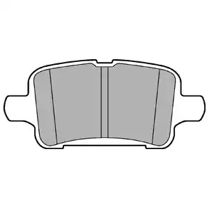 Комплект тормозных колодок DELPHI LP3218