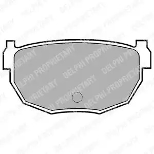 Комплект тормозных колодок DELPHI LP570 (21121)