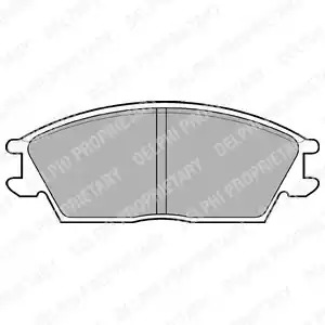 Комплект тормозных колодок DELPHI LP704 (21012)