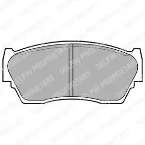 Комплект тормозных колодок DELPHI LP783 (21657)
