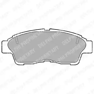 Комплект тормозных колодок DELPHI LP789 (21601)