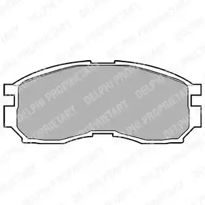 Комплект тормозных колодок DELPHI LP803 (21647)