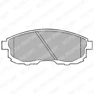 Комплект тормозных колодок DELPHI LP812 (21561)