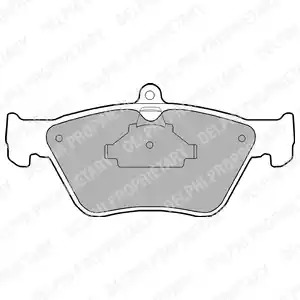 Комплект тормозных колодок DELPHI LP873 (21411)
