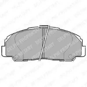 Комплект тормозных колодок DELPHI LP944 (21712)