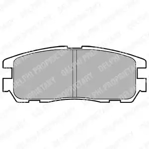 Комплект тормозных колодок DELPHI LP965 (21875)