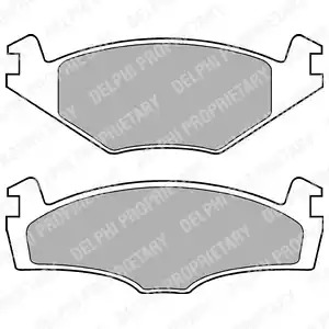 Комплект тормозных колодок DELPHI LP979 (20887)