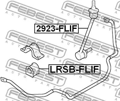 Подвеска FEBEST LRSB-FLIF