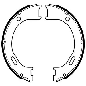 Комлект тормозных накладок DELPHI LS2076