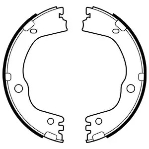 Комлект тормозных накладок DELPHI LS2081