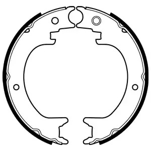 Комлект тормозных накладок DELPHI LS2082