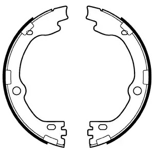 Комлект тормозных накладок DELPHI LS2119