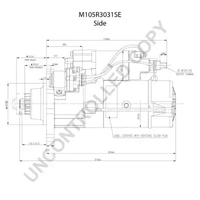 Стартер PRESTOLITE ELECTRIC M105R3031SE (M105431)