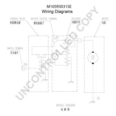 Стартер PRESTOLITE ELECTRIC M105R3031SE (M105431)