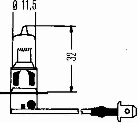 Лампа накаливания HELLA 8GH 002 090-251 (H3)