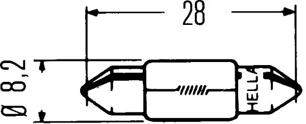 Лампа накаливания HELLA 8GM 002 094-121 (M)