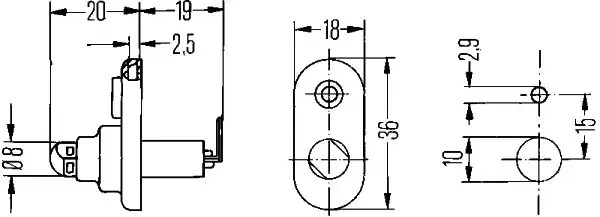 Переключатель HELLA 6ZF 004 365-031