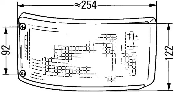 Фонарь HELLA 2BA 004 119-001 (E1 42680)