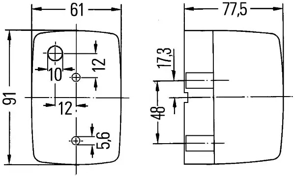 Фонарь HELLA 2BM 002 652-051 (E1 32785)