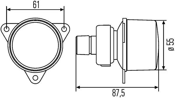 Фонарь HELLA 2BA 008 221-217