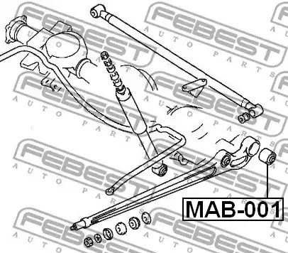 Подвеска FEBEST MAB-001