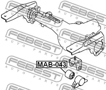 Подвеска FEBEST MAB-043