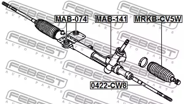 Подвеска FEBEST MAB-141