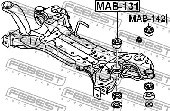 Подвеска FEBEST MAB-142