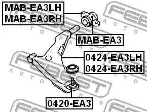 Подвеска FEBEST MAB-EA3LH
