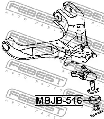 Ремкомплект FEBEST MBJB-516