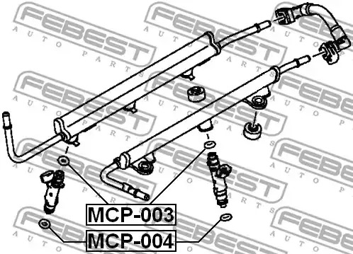 Уплотняющее кольцо FEBEST MCP-004