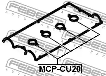 Уплотняющее кольцо FEBEST MCP-CU20