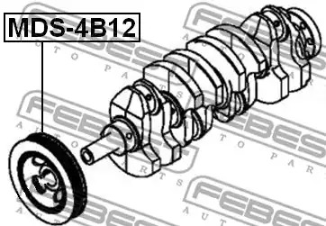 Ременный шкив FEBEST MDS-4B12