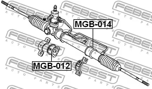 Подвеска FEBEST MGB-014