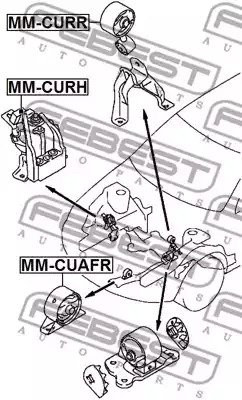 Подвеска FEBEST MM-CURR