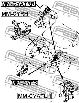 Подвеска FEBEST MM-CYATLH