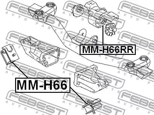 Подвеска FEBEST MM-H66