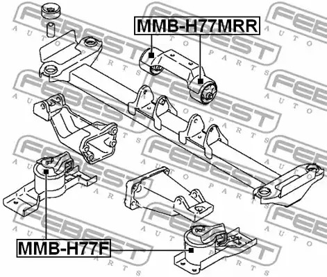 Подвеска FEBEST MMB-H77F