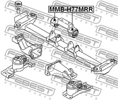 Подвеска FEBEST MMB-H77MRR