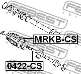 Пыльник FEBEST MRKB-CS