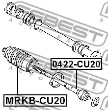 Пыльник FEBEST MRKB-CU20