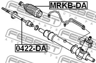 Пыльник FEBEST MRKB-DA