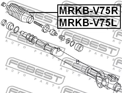 Пыльник FEBEST MRKB-V75R