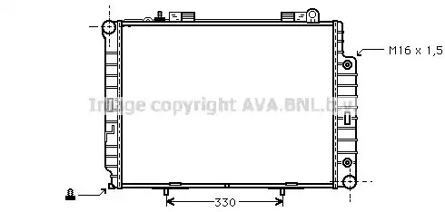 Теплообменник AVA QUALITY COOLING MS2209