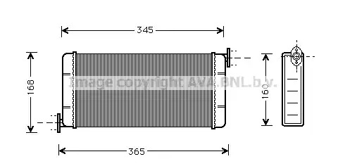 Теплообменник VAN WEZEL 30006109